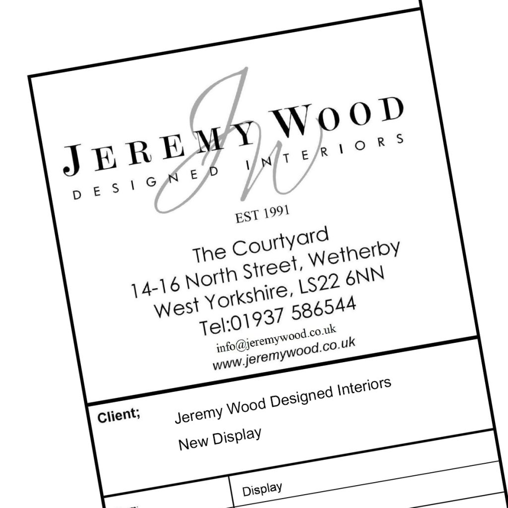 New Display Coming Soon! Jeremy Wood Designed Interiors